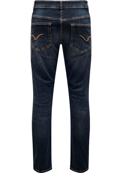 Normal Bel Slim Fit Açık Lacivert Erkek Denim Pantolon Onsloom Slım Ebony 0366 Dot Dnm Noo fiyatları