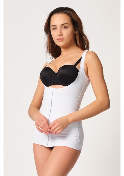 Beyaz Mı Emay 2916 Karyoka Destekli Agraflı Atlet Korse fiyatları