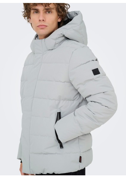 Açık Gri Erkek Mont Onscayson Puffa Otw Noos fiyatları