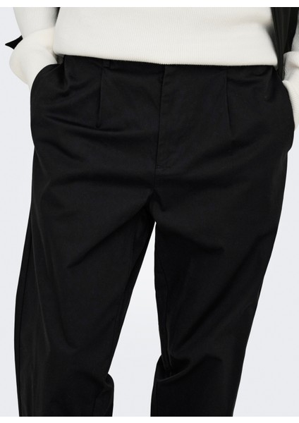 Normal Bel Rahat Siyah Erkek Chino Pantolon Onscoıl Tapered 0298 Strıng Pant Fr modelleri