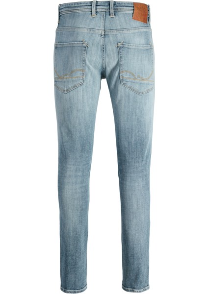 Düşük Bel Slim Fit Mavi Erkek Denim Pantolon 12282589_JJIGLENN Jjdenver Jj 544 modelleri