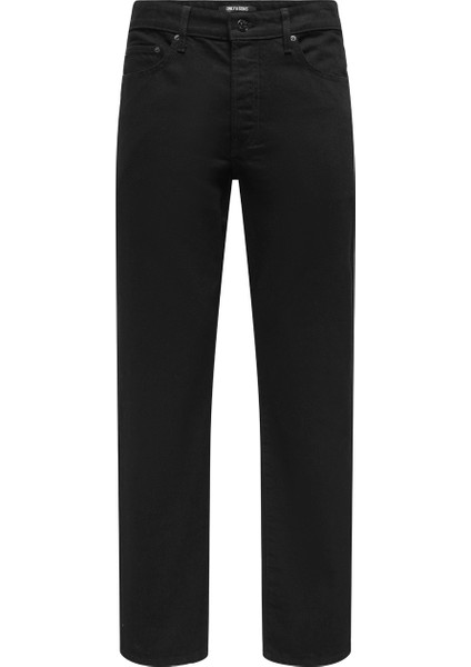 Orta Bel Rahat Siyah Erkek Denim Pantolon Onsedge Stay Black 3425 Azg Dnm Noo indirimleri