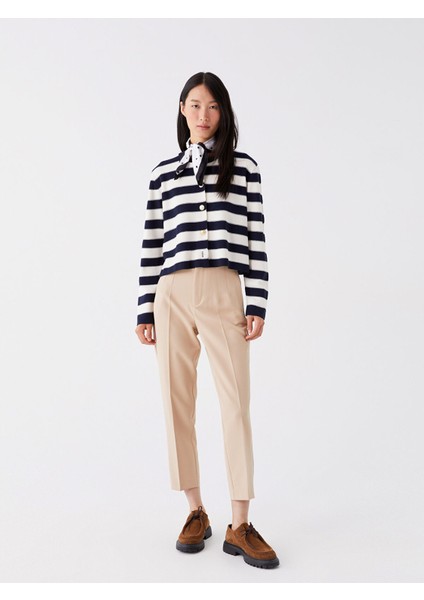 Yeni Sezon Kadın Havuç Kesim Düz Pantolon