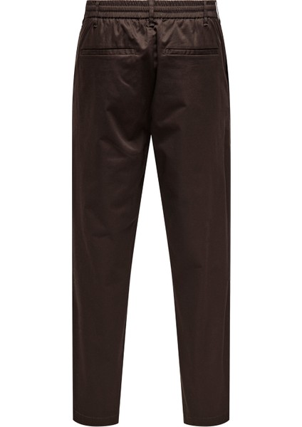 Normal Bel Rahat Kahve Erkek Chino Pantolon Onscoıl Tapered 0298 Strıng Pant Fr fırsatları