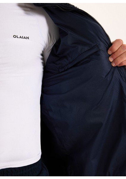 Dik Yaka Düz Lacivert Erkek Sweatmont J5WM-SWT7312