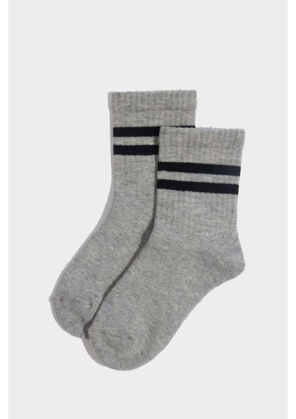 Erkek Çocuk 3'lü Pamuklu Kışlık Çorap G5434A8NS modelleri