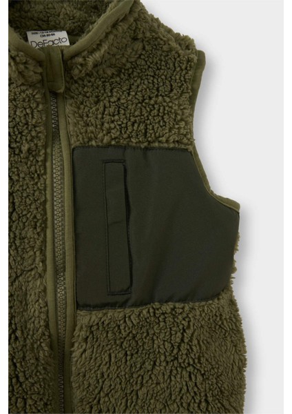 Erkek Bebek Fermuarlı Pelüş Yelek G1129A525WN fiyatları