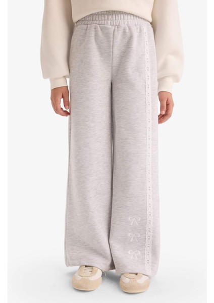 Kız Çocuk 2'li Takım Baskılı Sweatshirt Eşofman Altı G5571A825WN indirimleri