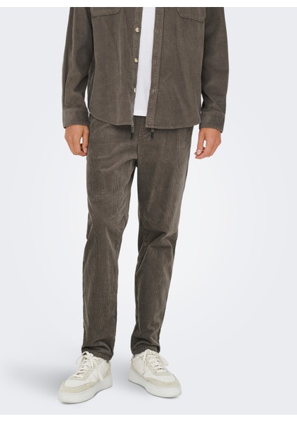 Normal Açık Kahve Erkek Chino Pantolon Onslınus Tap Corduroy 0185 Pant Noo fiyatları