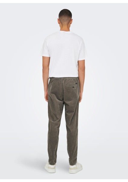 Normal Açık Kahve Erkek Chino Pantolon Onslınus Tap Corduroy 0185 Pant Noo fırsatları