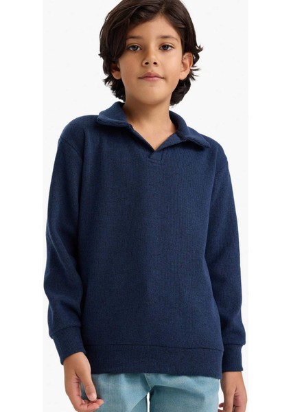 Erkek Çocuk Apaş Yaka Sweatshirt G3672A825CW