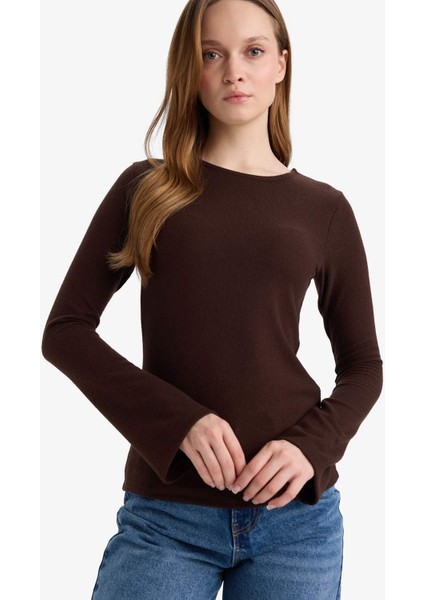 Slim Fit Dar Kesim Uzun Kollu TUNIK G5330AX25WN