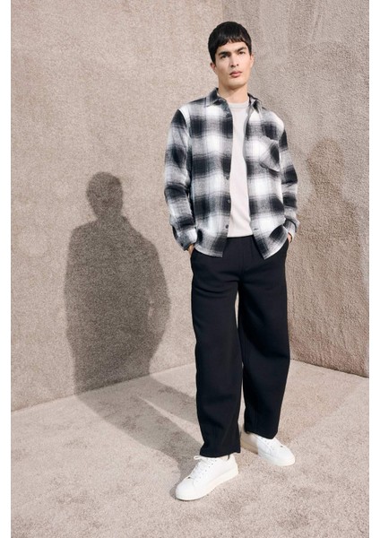 Wide Leg Cepli Geniş Paça Dokulu Eşofman ALTI E9433AX25AU