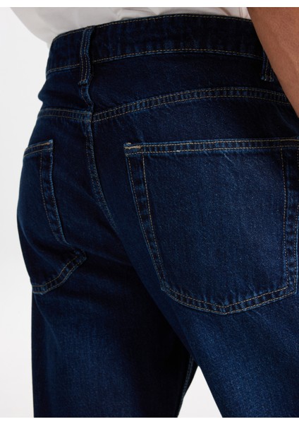 Orta Bel Rahat Koyu Mavi Erkek Denim Pantolon Onsedge Straıght 4387 Box Pım Jean indirimleri