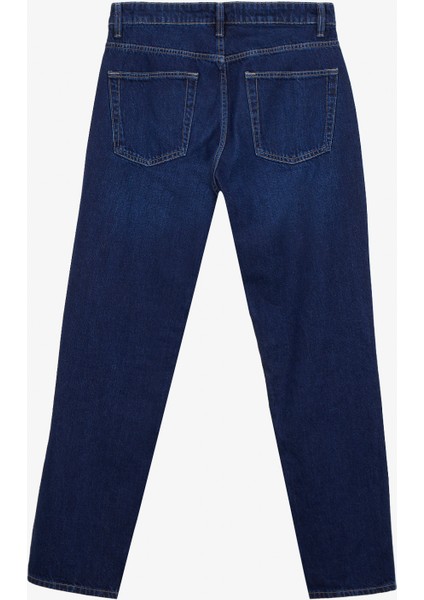 Orta Bel Rahat Koyu Mavi Erkek Denim Pantolon Onsedge Straıght 4387 Box Pım Jean
