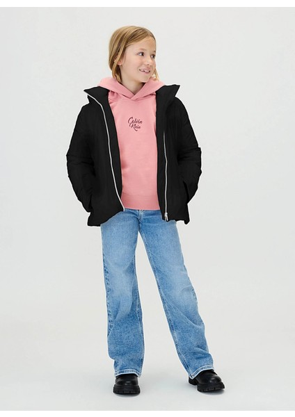 Siyah Kız Çocuk Şişme Mont IG0IG02976BEH