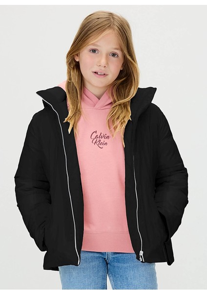 Siyah Kız Çocuk Şişme Mont IG0IG02976BEH modelleri