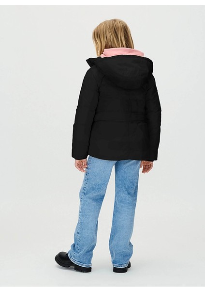 Siyah Kız Çocuk Şişme Mont IG0IG02976BEH fırsatları