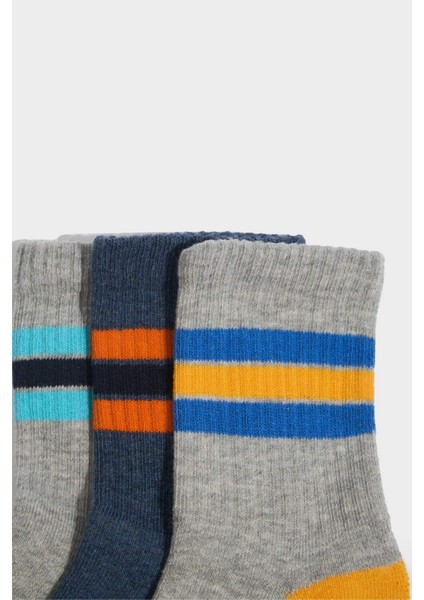 Erkek Çocuk 3'lü Pamuklu Havlu Spor Çorap G5450A8NS fırsatları