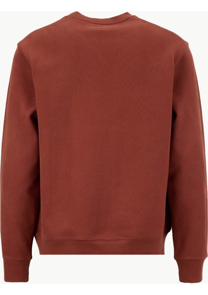 Bisiklet Yaka Kızıl Kahve Erkek Sweatshırt 12283399_JPRCCMATEO Sweat Crew Neck