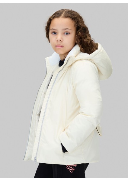Ekru Kız Çocuk Şişme Mont IG0IG02976PGB fiyatları