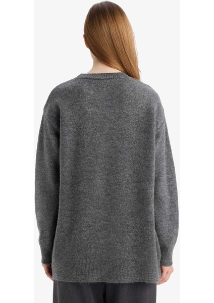 Regular Fit Taşlı Triko TUNIK F6298AX25WN indirimleri