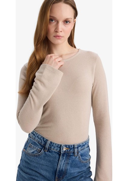 Slim Fit Dar Kesim Uzun Kollu TUNIK G5330AX25WN