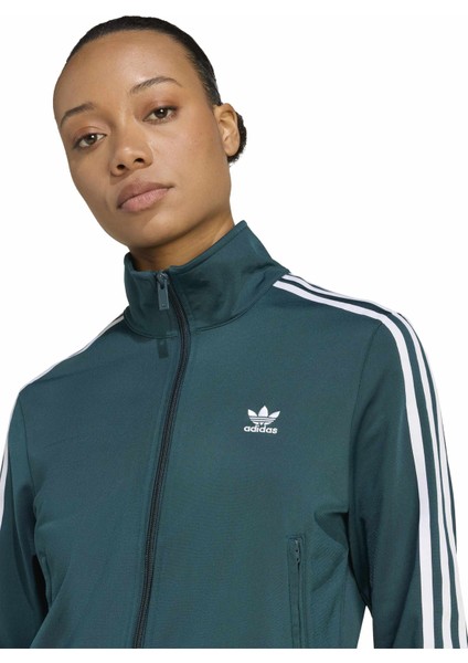 JX1484 Fırebırd Tt Koyu Yeşil Normal Düz Kadın Zip Ceket modelleri