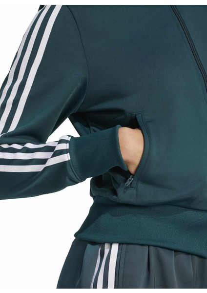 JX1484 Fırebırd Tt Koyu Yeşil Normal Düz Kadın Zip Ceket fırsatları