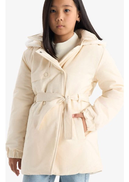 Kız Çocuk Su İtici Kapüşonlu Yağmurluk C5230A825AU