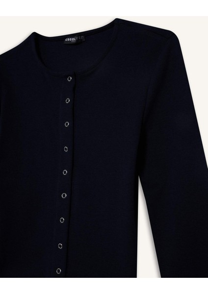 Fitted Bisiklet Yaka Ribana Hırka G2806AX25AU indirimleri