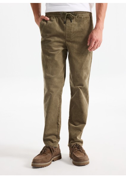 Normal Yağ Yeşili Erkek Chino Pantolon Onslınus Tap Corduroy 0185 Pant Noo fiyatları
