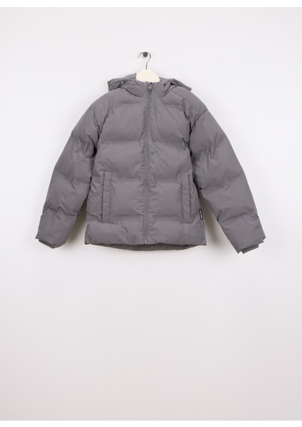 Gri Erkek Çocuk Şişme Mont 12278831
