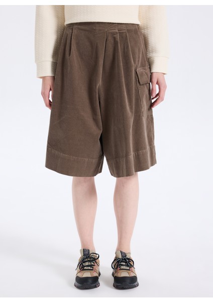 D5WL-PNT3604 Açık Kahve Relaxed Düz Kadın Pantolon modelleri