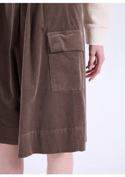 D5WL-PNT3604 Açık Kahve Relaxed Düz Kadın Pantolon fırsatları