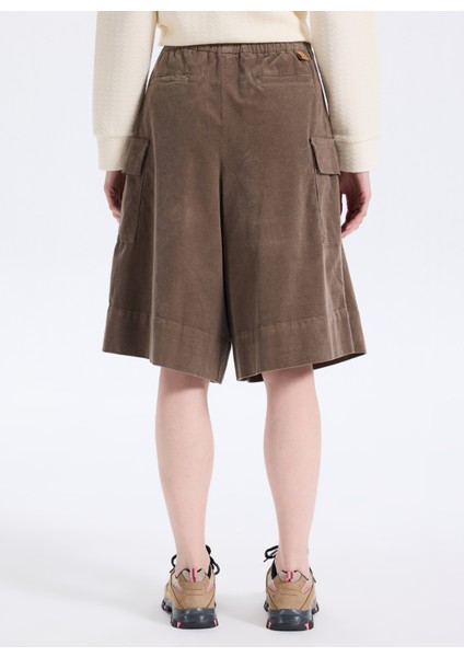 D5WL-PNT3604 Açık Kahve Relaxed Düz Kadın Pantolon indirimleri