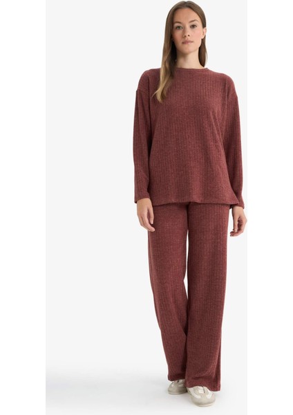 Straight Fit Düz Paça Selanik Kumaş Pantolon E9910AX25WN fiyatları