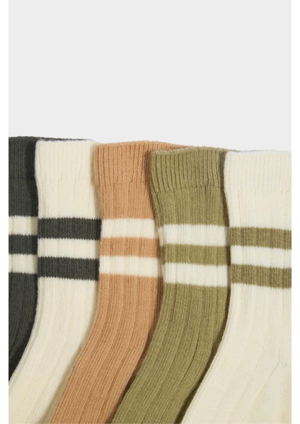 Erkek Bebek Dikişsiz 5'li Pamuklu Uzun Çorap G5355A5NS fırsatları