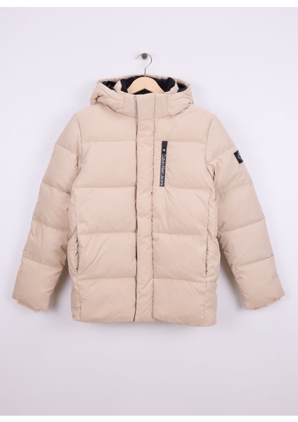 Bej Erkek Çocuk Şişme Mont IB0IB01276RAG