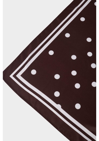 Kadın Puantiyeli Saten Fular G6761AX25WN modelleri