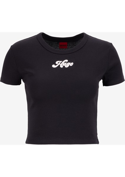 Siyah Kadın Bisiklet Yaka Normal Kalıp T-Shirt 50539132 fiyatları