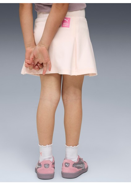 Lastikli Bel Normal Pembe Düz Kısa Kız Çocuk Etek 63239321-PUMA x Hello Kıtty & Frıen modelleri