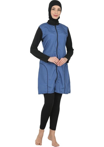 Fantasy 3372 Bayan Tam Kapalı Paraşüt Kumaş Tesettür Mayo fiyatları