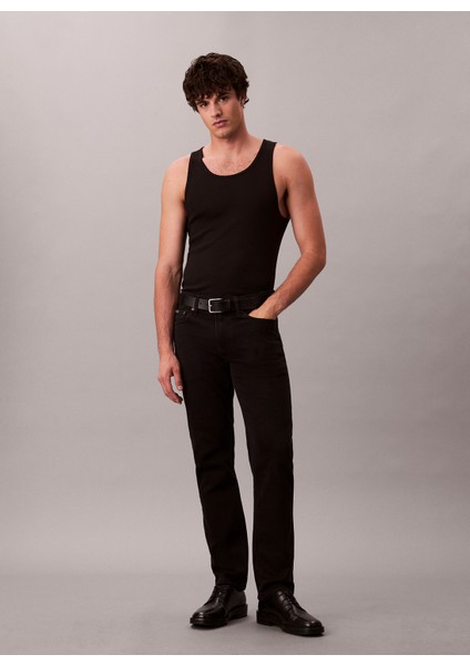 Normal Bel Normal Paça Normal Siyah Erkek Denim Pantolon LV04RD902G433_SLIM Straıght Jaguar