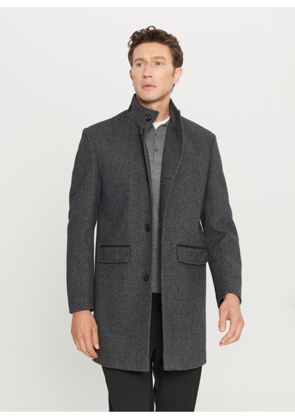 Siyah Erkek Palto ACE005261010_SYH