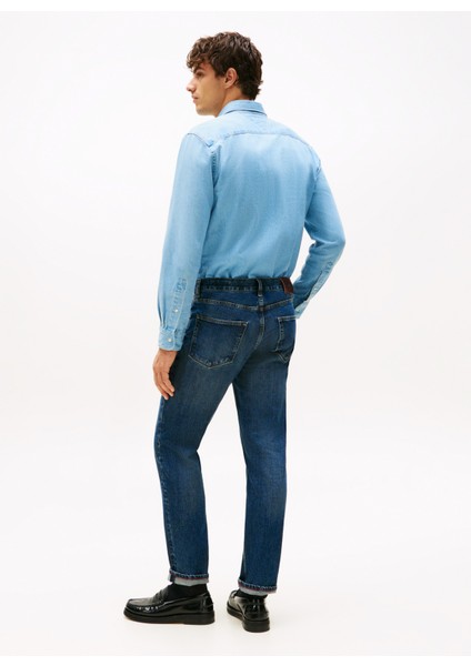 Erkek Normal Denim Pantolon MW0MW403531A7_STRAIGHT Denton Str K fırsatları