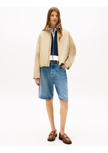 Standart Bej Kadın Ceket WW0WW45619AEX