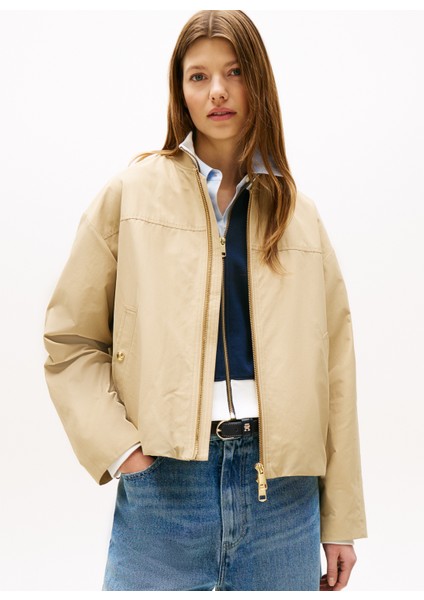 Standart Bej Kadın Ceket WW0WW45619AEX fiyatları