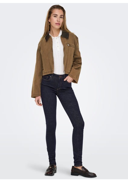 Kahverengi Kadın Normal Ceket Onlcava Collar Jacket Otw cc