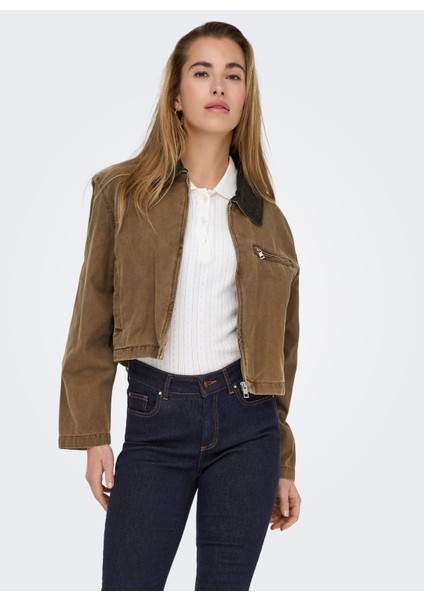 Kahverengi Kadın Normal Ceket Onlcava Collar Jacket Otw cc fiyatları